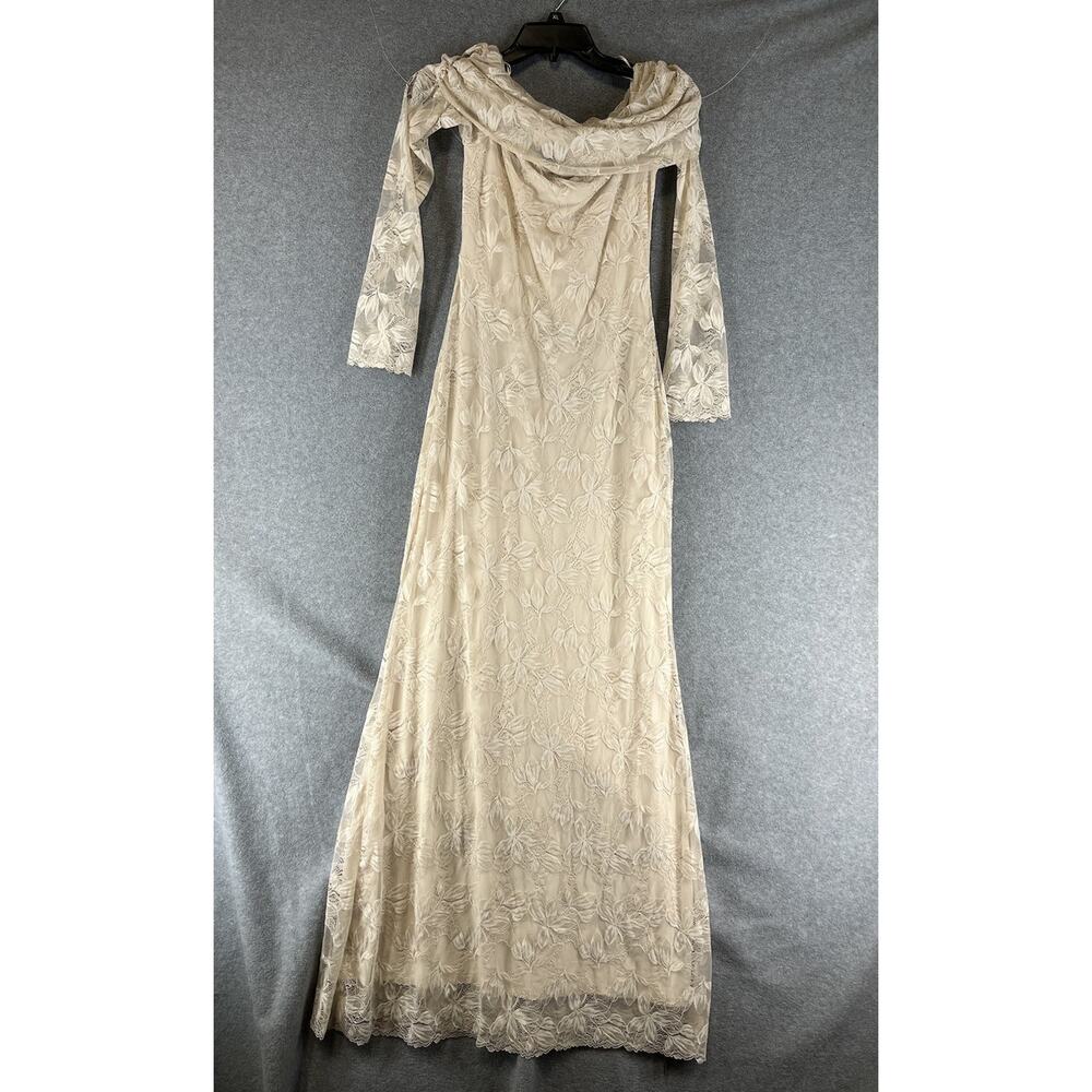 Anthropologie Afrm Thelma Lace Dress Maxi Dress Size Small Cream
